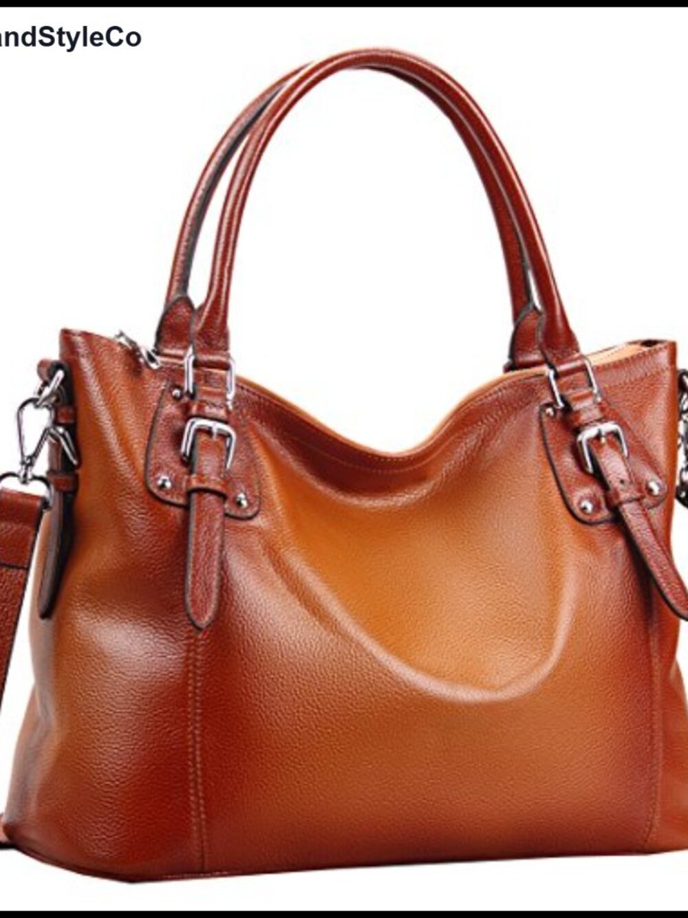 Leather Satchel Tote Shoulder Bag Crossbody Top Handle Purse
